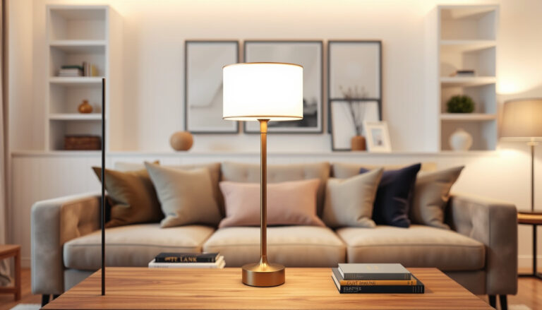 Lampe over sofabord: Højde, inspiration og populære typer